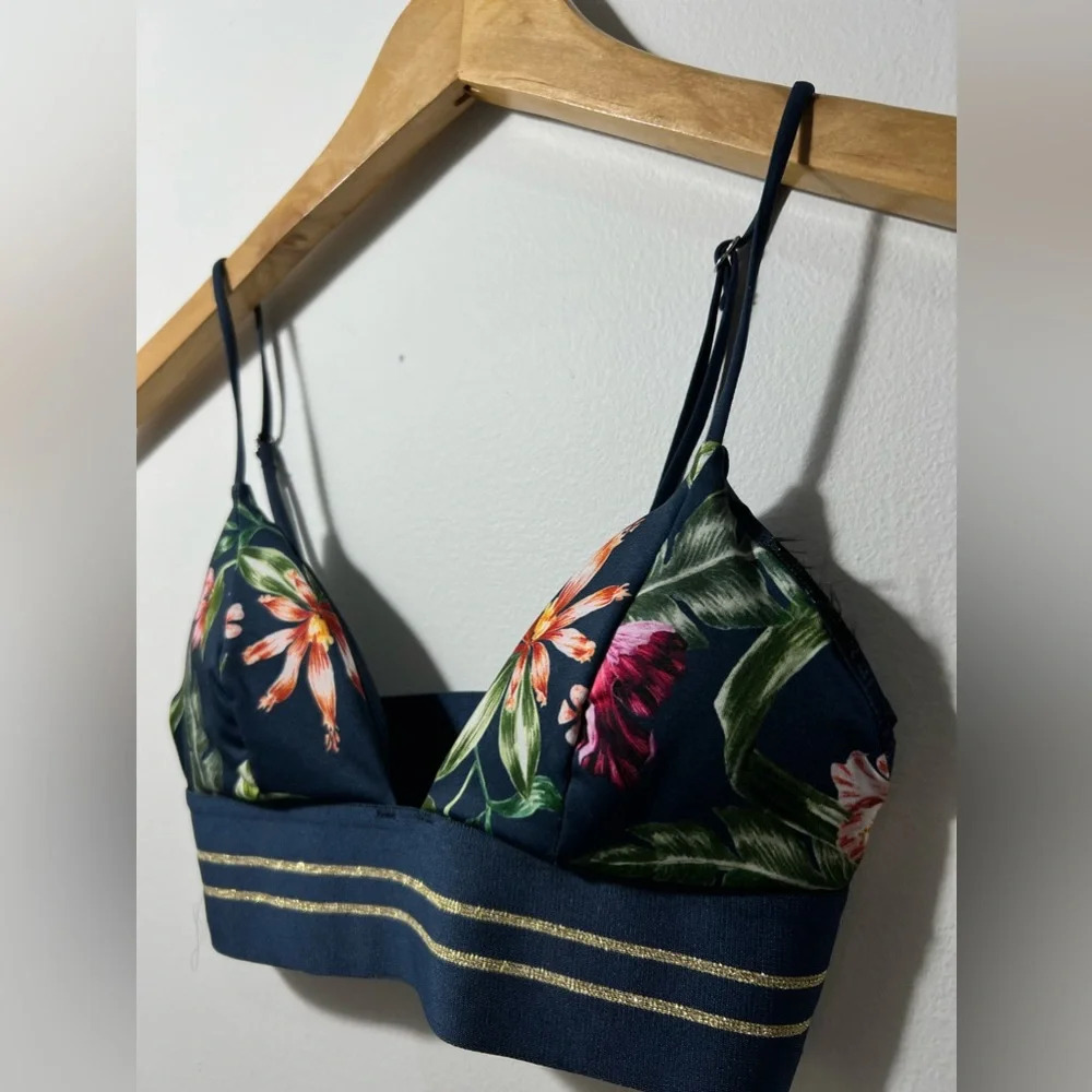 H&M Women’s bralette floral print SizeXS - Picture 2 of 3